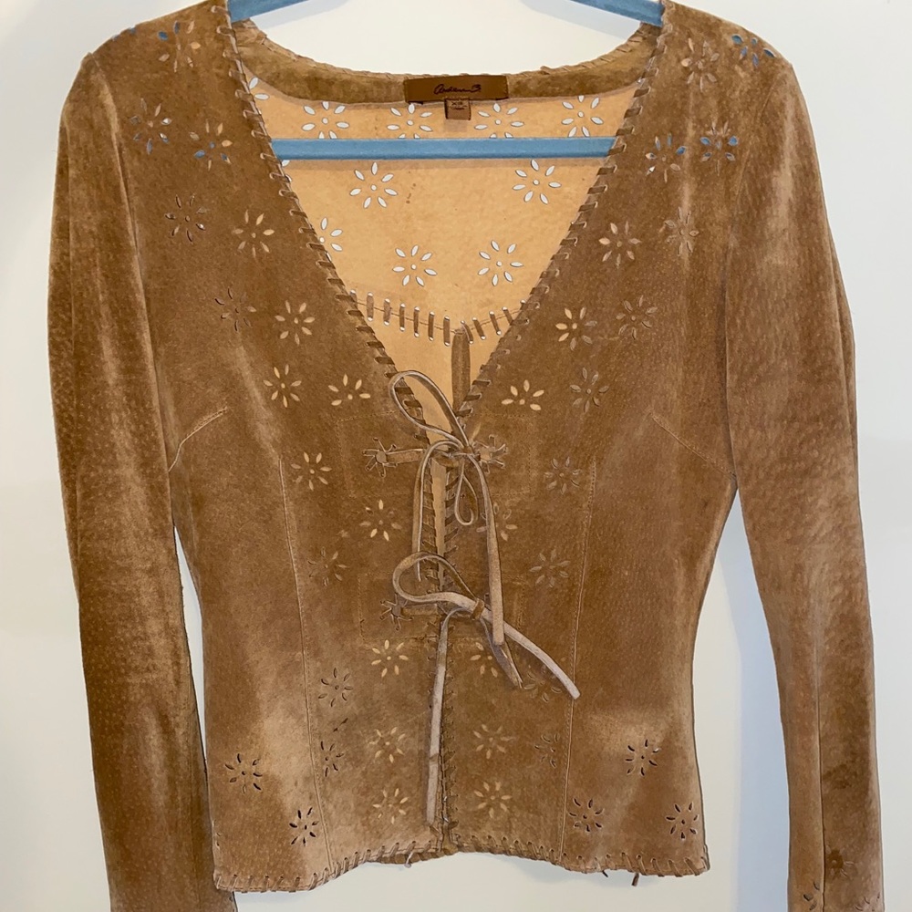 Vintage leather top